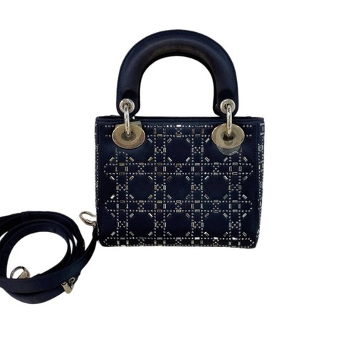 Mini lady dior bag - lady, navy